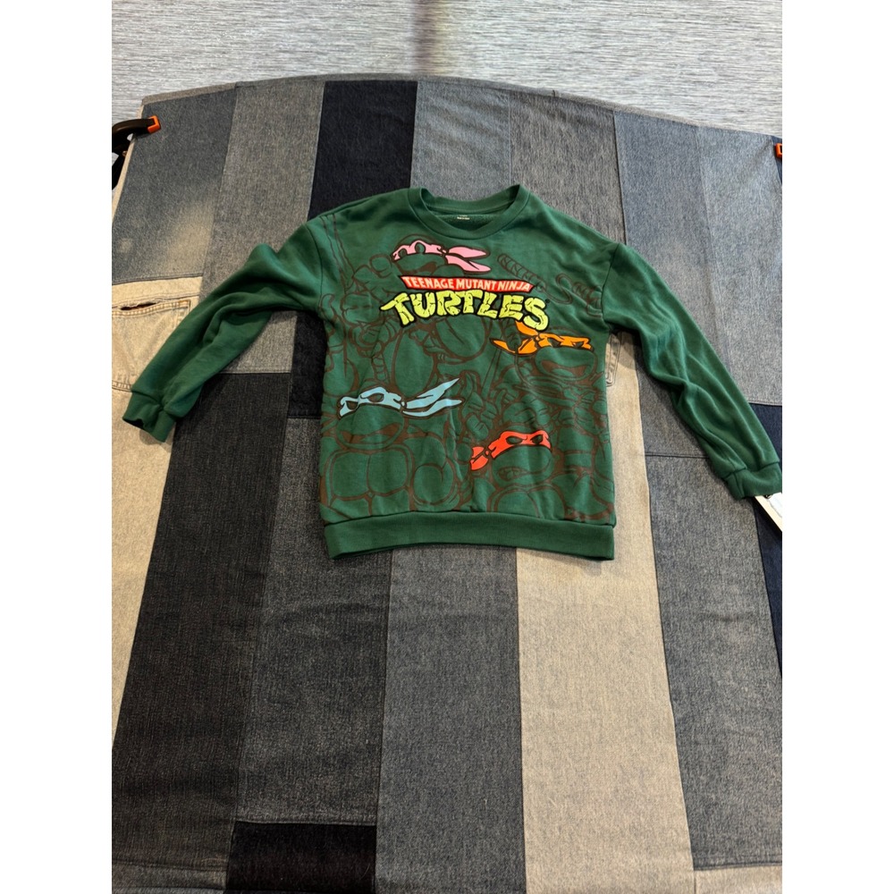 Nickelodeon TMNT Teenage Mutant Ninja Turtles Graphic Sweatshirt Kids L 10/12